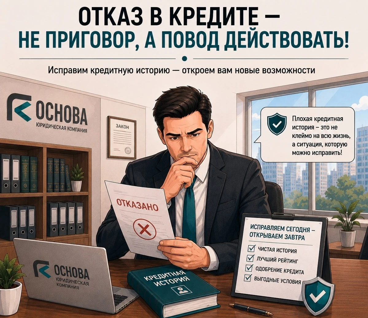 🚧 Банк отказал в кредите? Не спешите ставить крест на своих финансовых планах