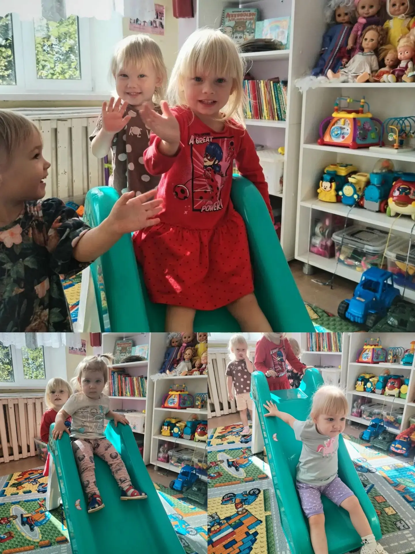 "Счастье — в простых вещах! 😍 Посмотрите, сколько радости приносит малышам катание с г...
