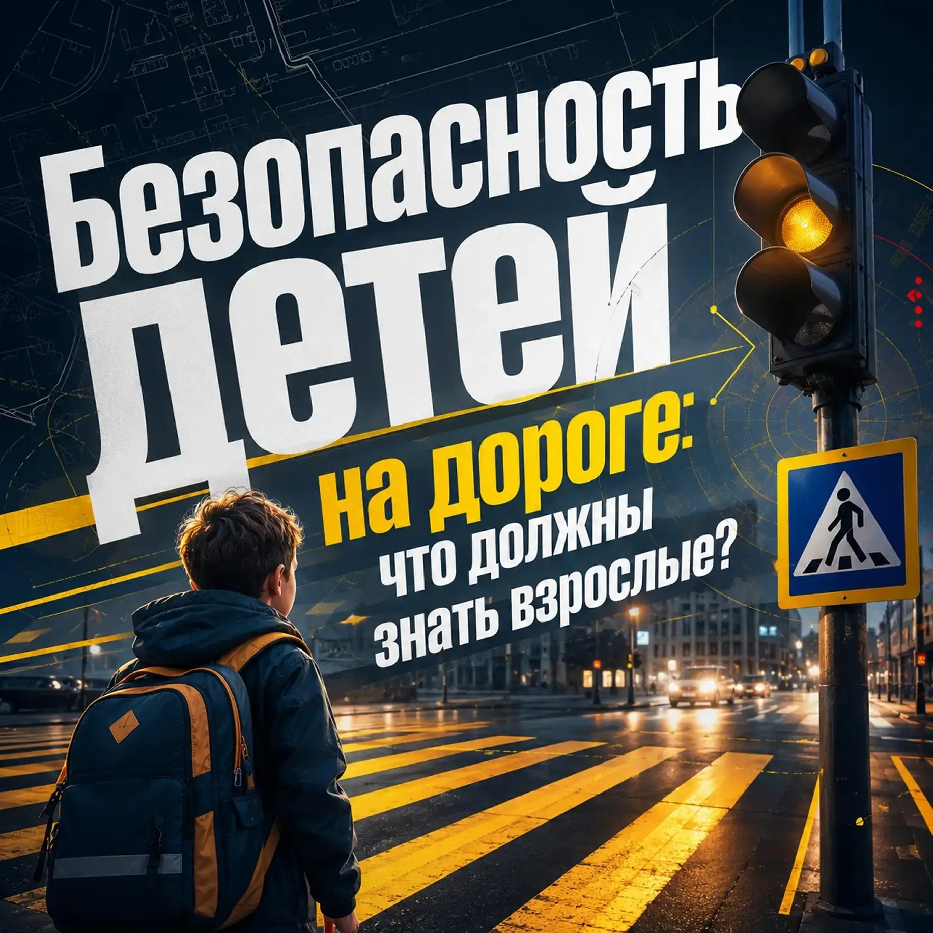 Безопасность детей на дорогах — забота взрослых.