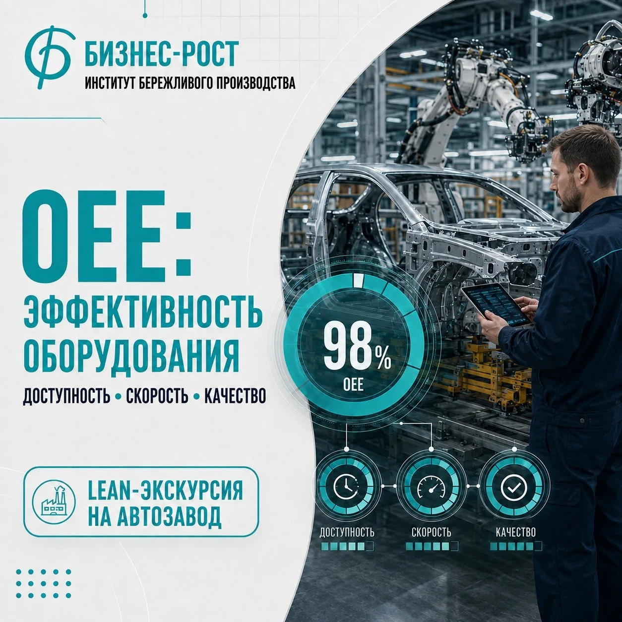 ⚙️ Что такое OEE и почему этот показатель так важен?
