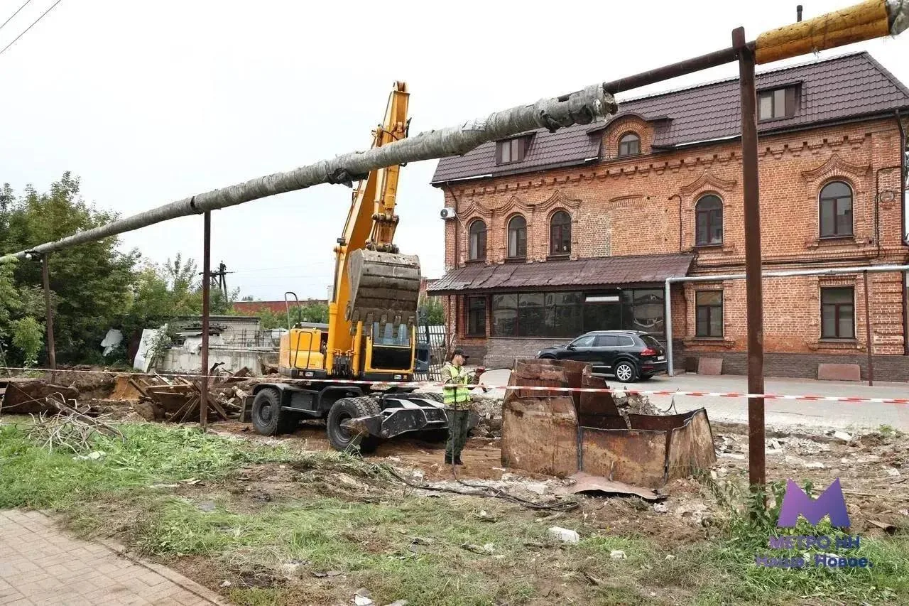 В Сормове продолжается снос нежилых строений в границах стройплощадки метро