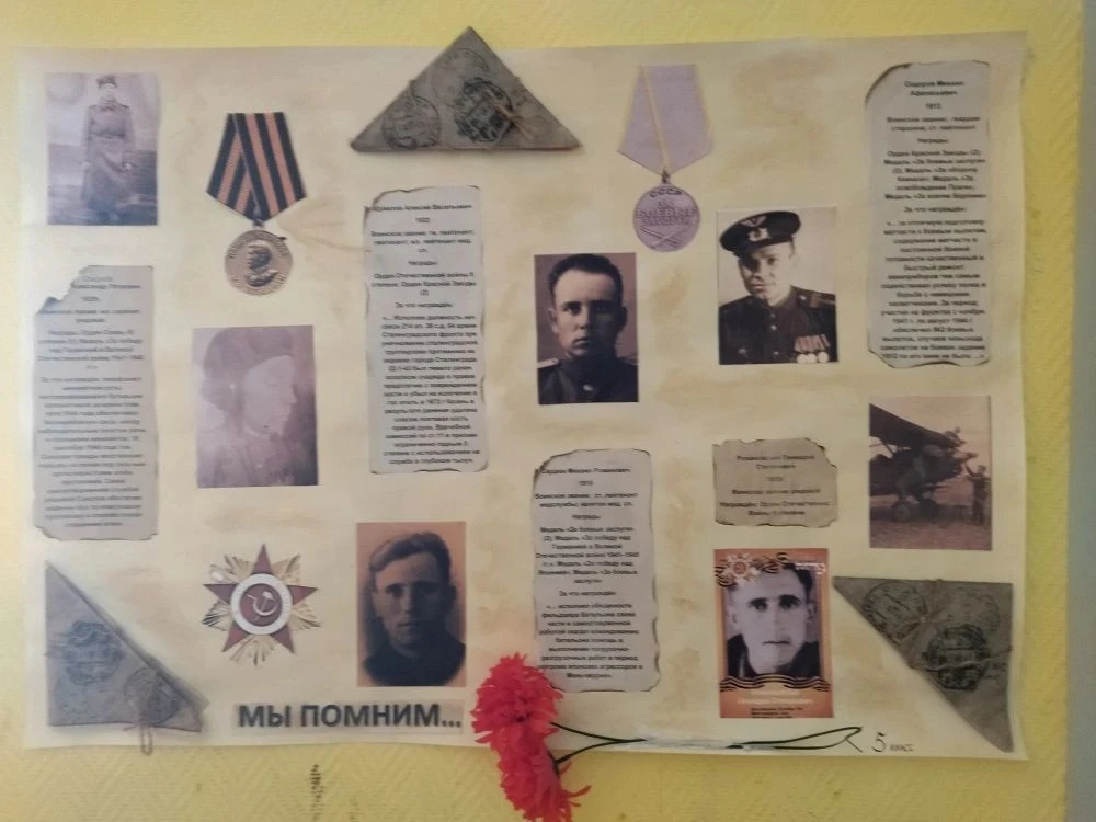 В нашей школе открылась выставка плакатов «Помним. Гордимся. Наследуем»