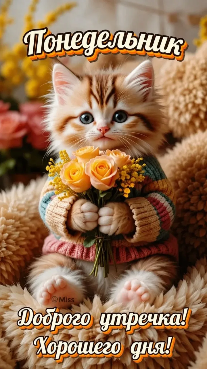 🙂 Доброе утро!🌷



☀️✨🟢✨☀️

МЫ в МАХ - подписаться.

❤️ Фабрика Поздравлений
📌#доброеутро