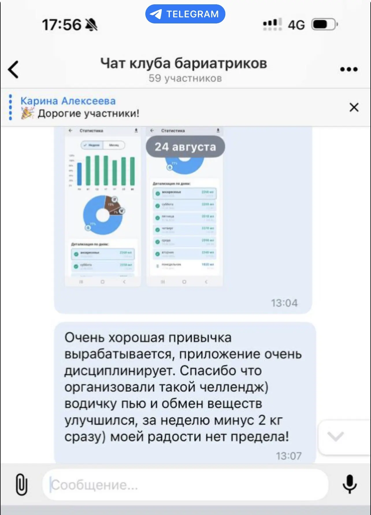 В нашем клубе реабилитации завершился очередной челлендж — «2 литра жидкости в день»!💧