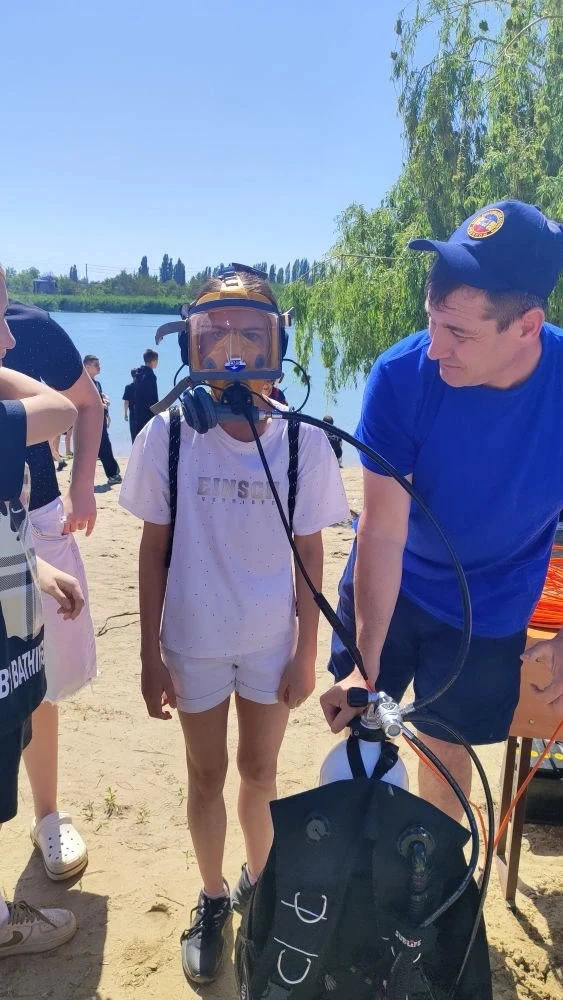 🌞⛱️🌊23 мая, на городском пляже прошел День безопасности на воде. Он проводится ежегодно перед нача