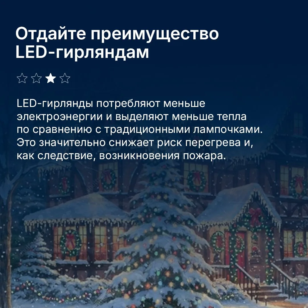 Уличные гирлянды — отличный способ создать добавить вашему дому атмосферу уюта и предновогоднего вол