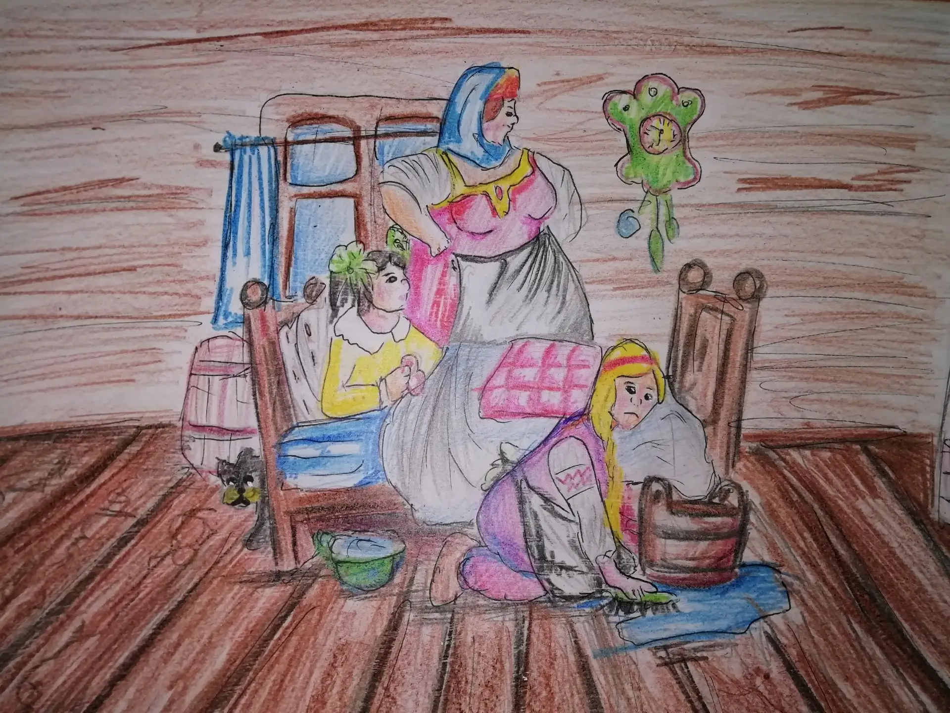 🎨 Ученица художественного отделения Ужицина Софья — участница конкурса «Иллюстрация ск...