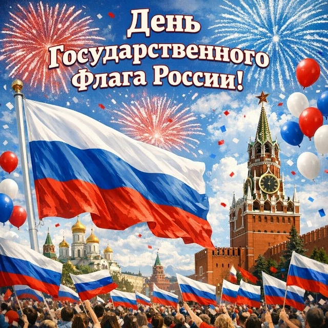 22 августа — День Государственного флага Российской Федерации!🇷🇺