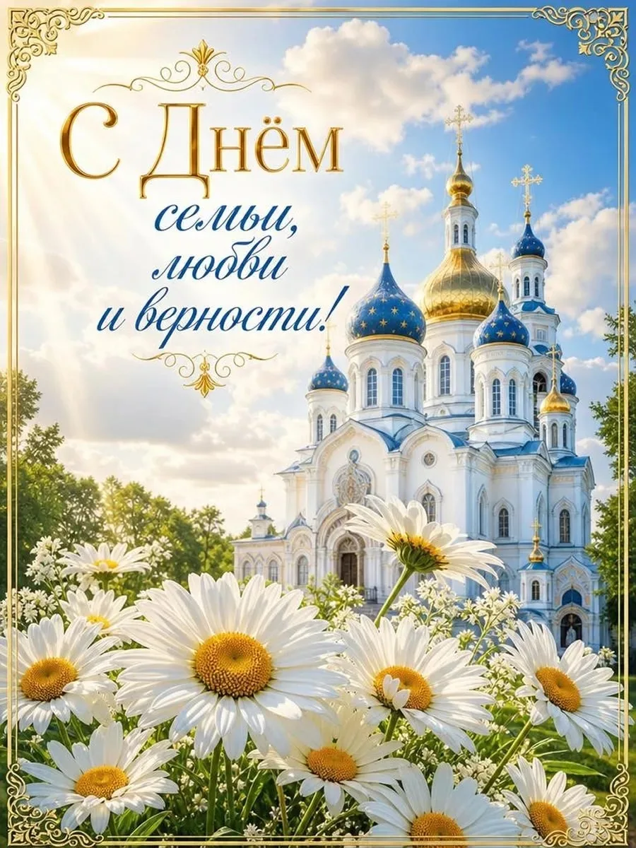 Дорогие наши лицеисты и родители! 
Поздравляем вас с Днём семьи, любви и верности!
Пусть ваши дома в