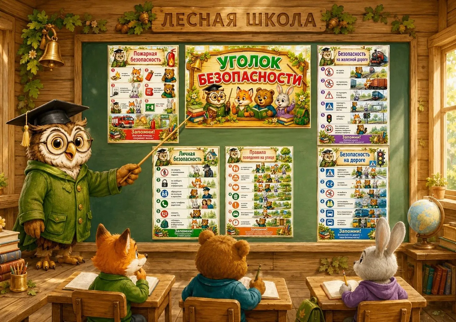 🦉 Безопасность начинается с простых правил!