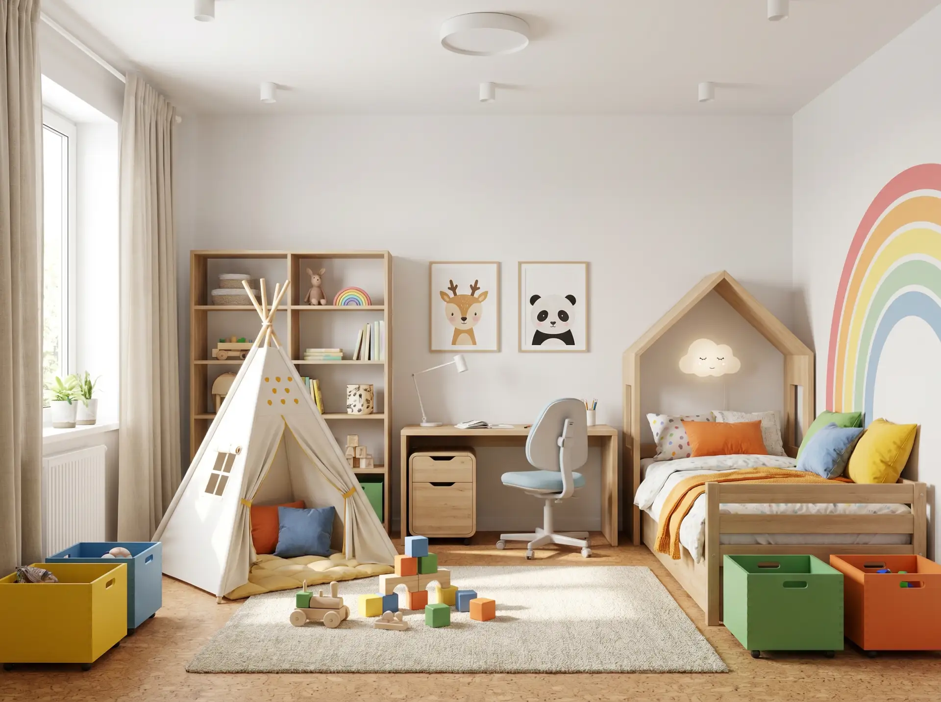🏠🎨 Безопасная и яркая детская: как сделать ремонт в Курске