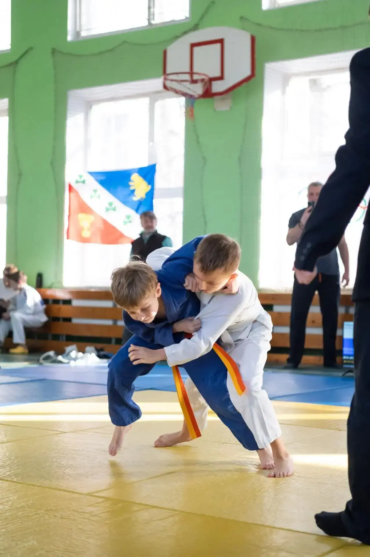 🥋 Открытый турнир по дзюдо «Восходящее солнце»  В нашей школе состоялся открытый турнир по дзюдо «Во