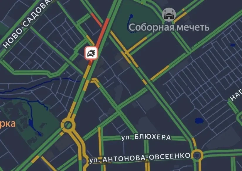 ❗️В Самаре из-за ДТП на Московском шоссе образовалась пробка