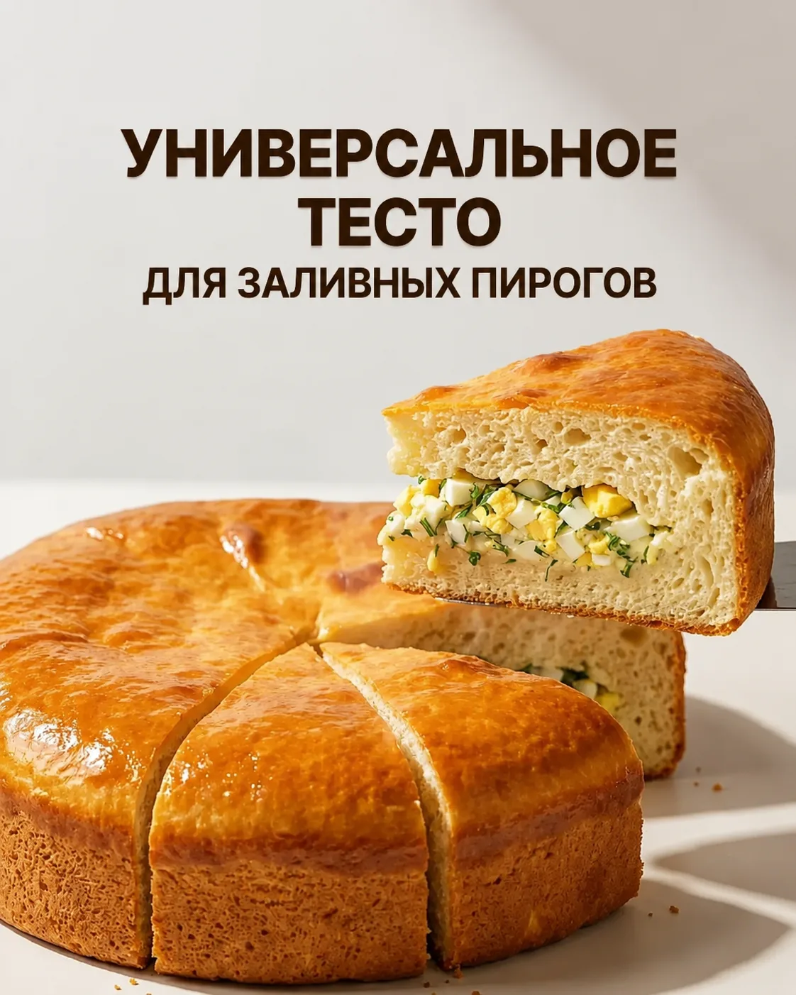 Пышное заливное тесто, которое получается у всех 👍  Мягкий, высокий и не оседает — сохрани, чтобы не