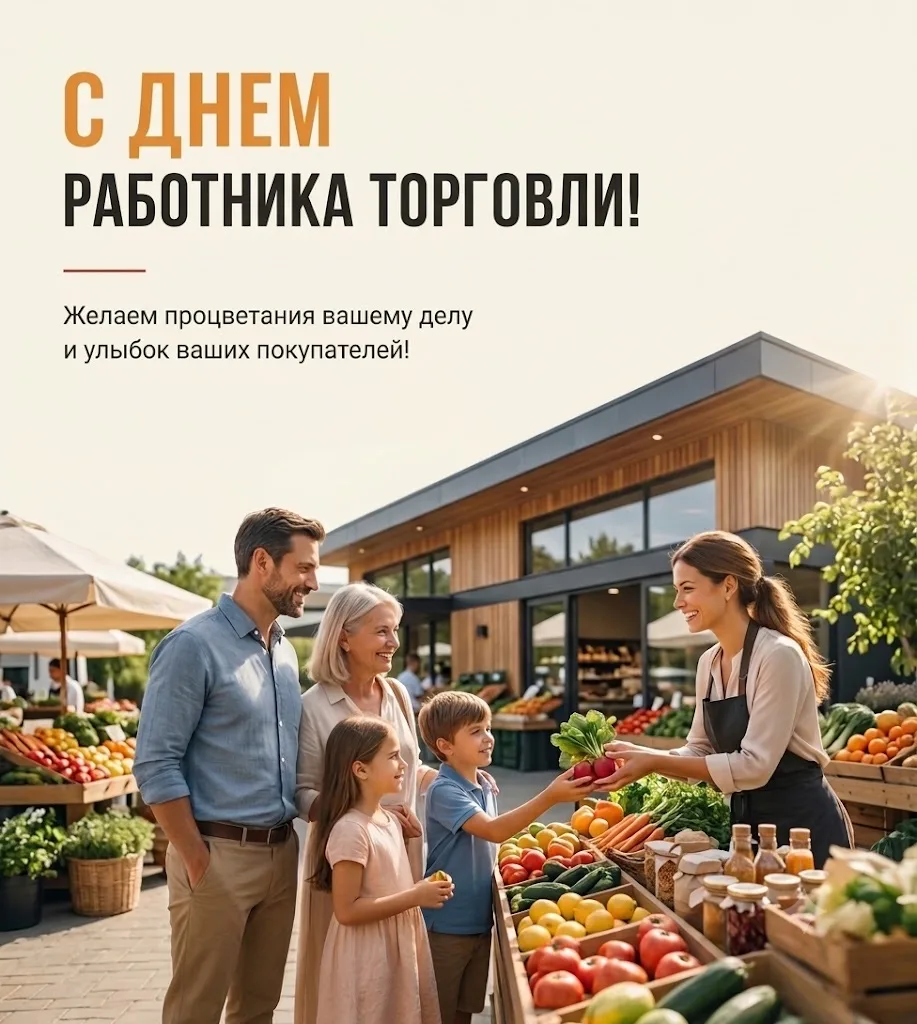 🎉С Днем работника торговли!

Торговля — одна из важнейших сфер экономики, которая обеспечивает заня
