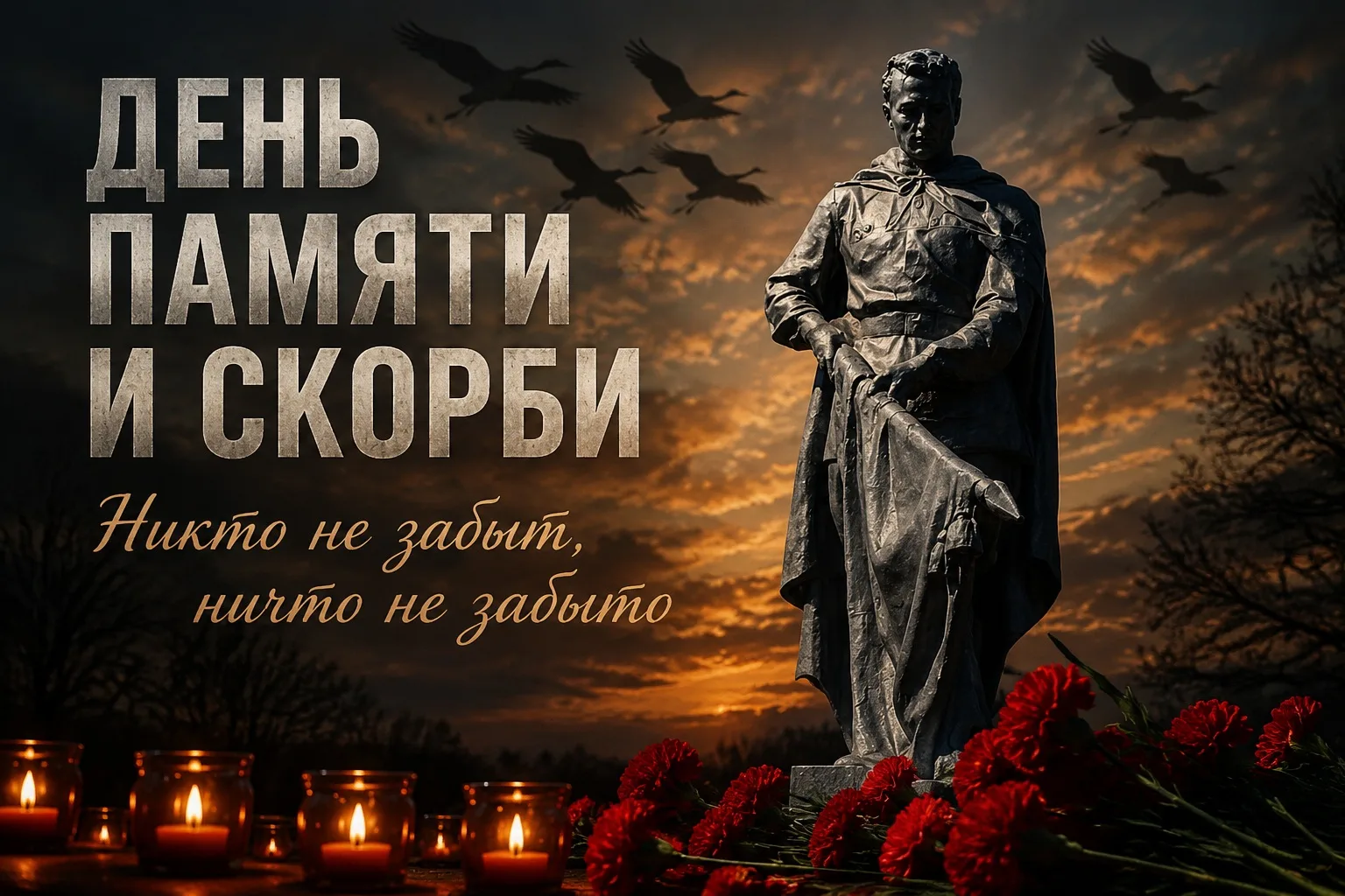 🕯️ 22 июня — День памяти и скорби

В 1941 году в этот день началась Великая Отечественная война — о