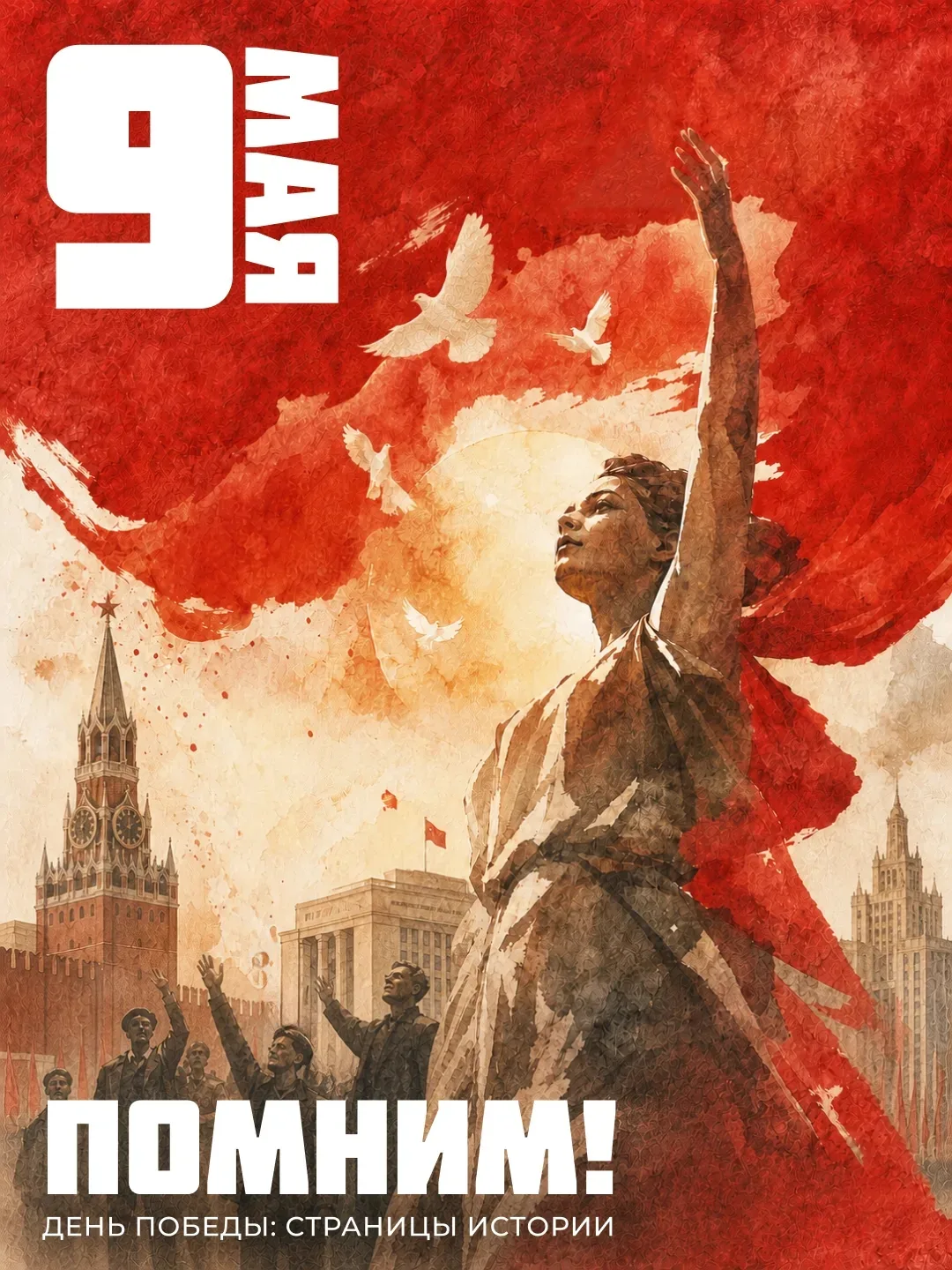 🕊️ День Победы — больше, чем просто дата. Это символ единства, мужества и самопожертво...