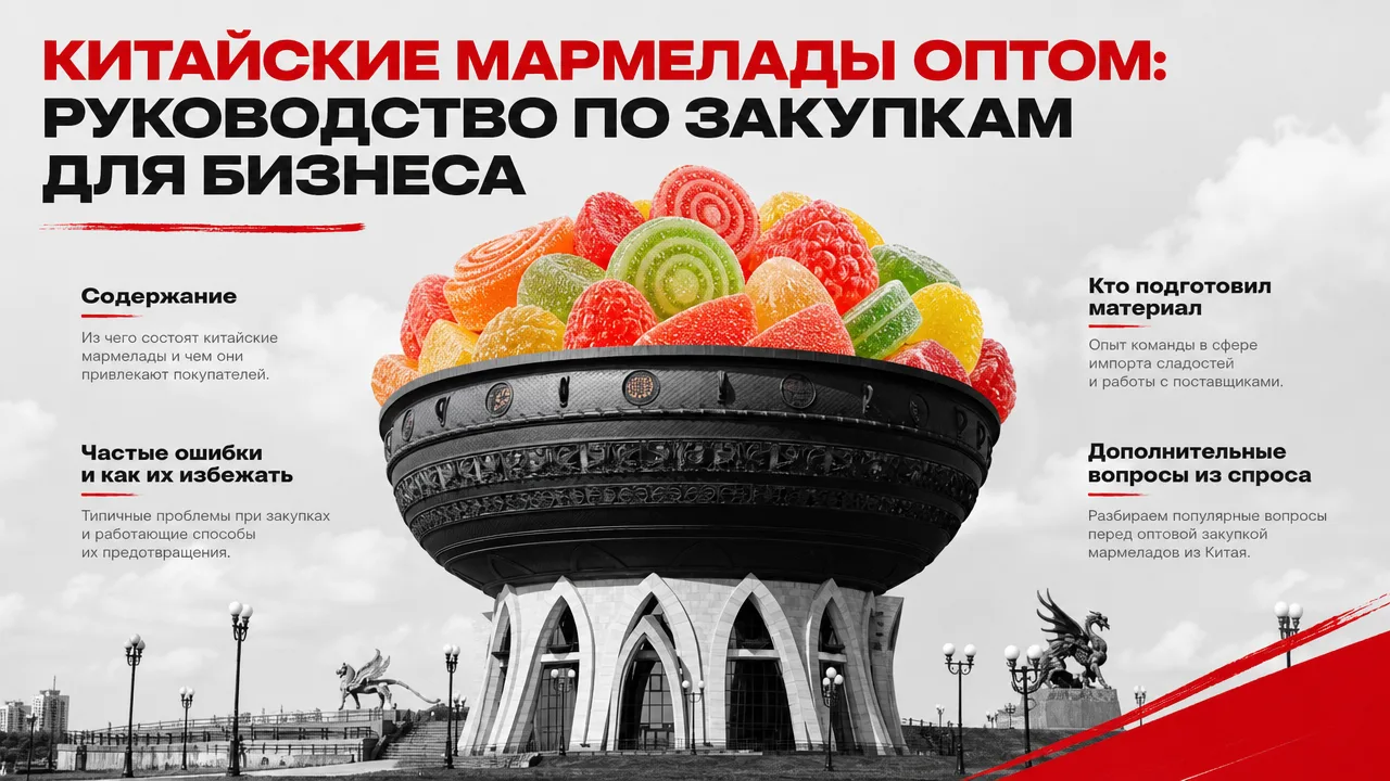 Китайские мармелады оптом: руководство по закупкам для бизнеса