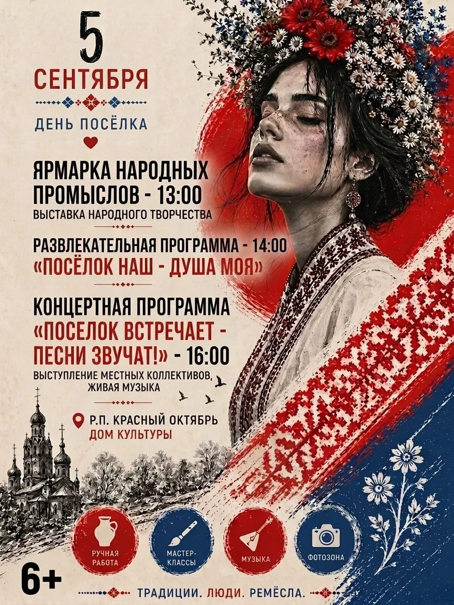 🎉ДЕНЬ ПОСЕЛКА КРАСНЫЙ ОКТЯБРЬ🎉