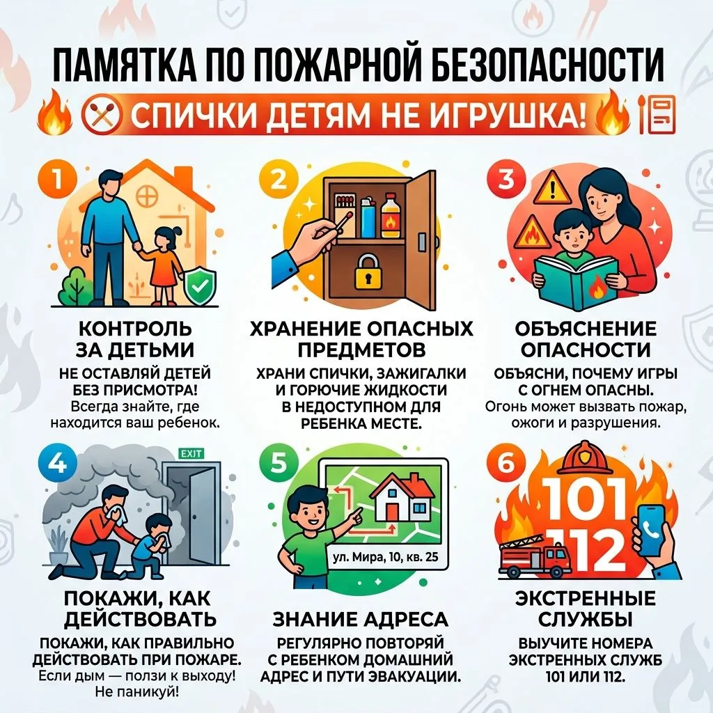 🔥 Детское любопытство не знает границ, но когда дело касается огня, оно может обернуть...