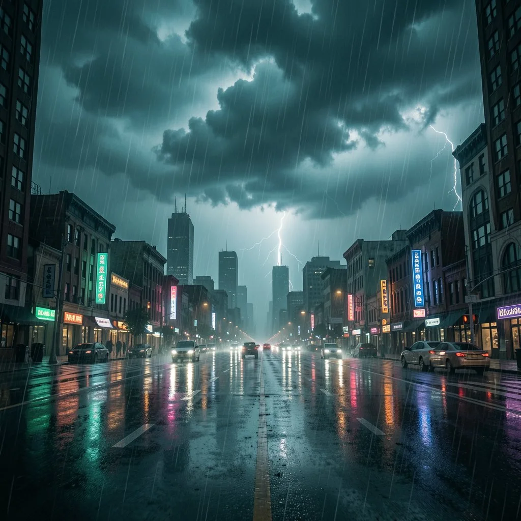 ⛈️ Мощный дождь с грозой начнётся после обеда и продлится до поздней ночи, — сообщает Гидрометцентр.