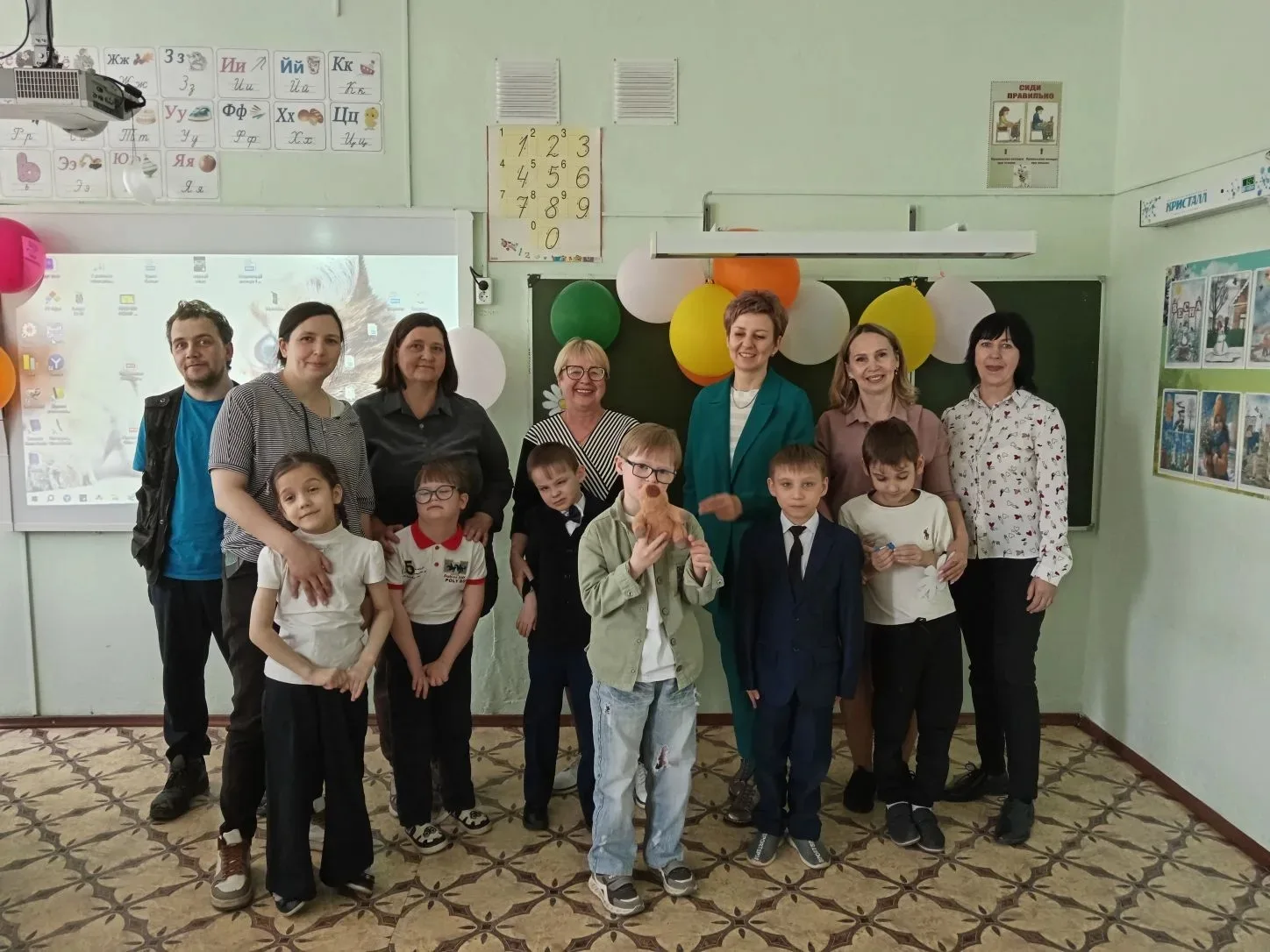 Цель — подведение итогов первого учебного года,  пожелания на лето.
