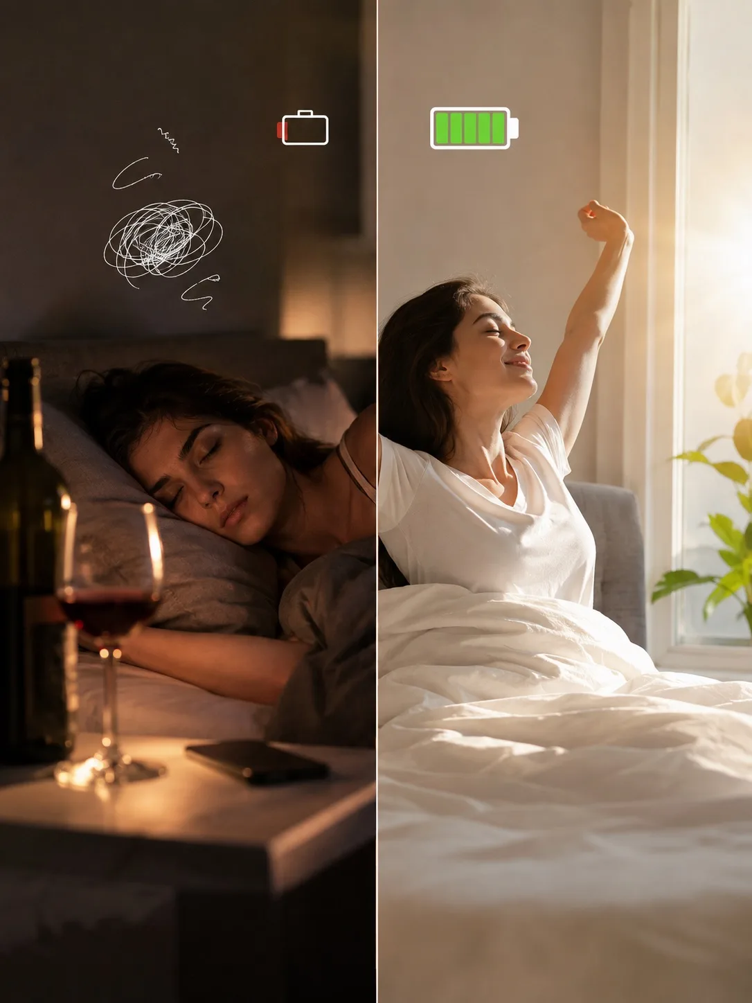 😴 Почему после алкоголя сон есть, а отдыха нет?