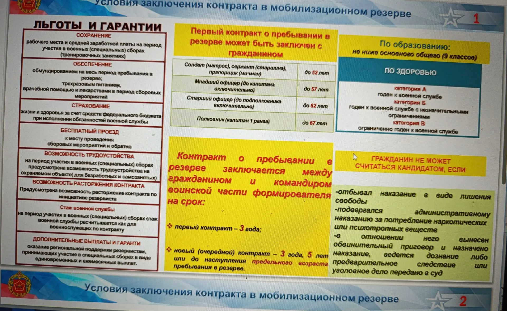 ❗Условия заключения контракта в мобилизационный резерв "БАРС" г. Орла +50 т. р. единовременная выпла