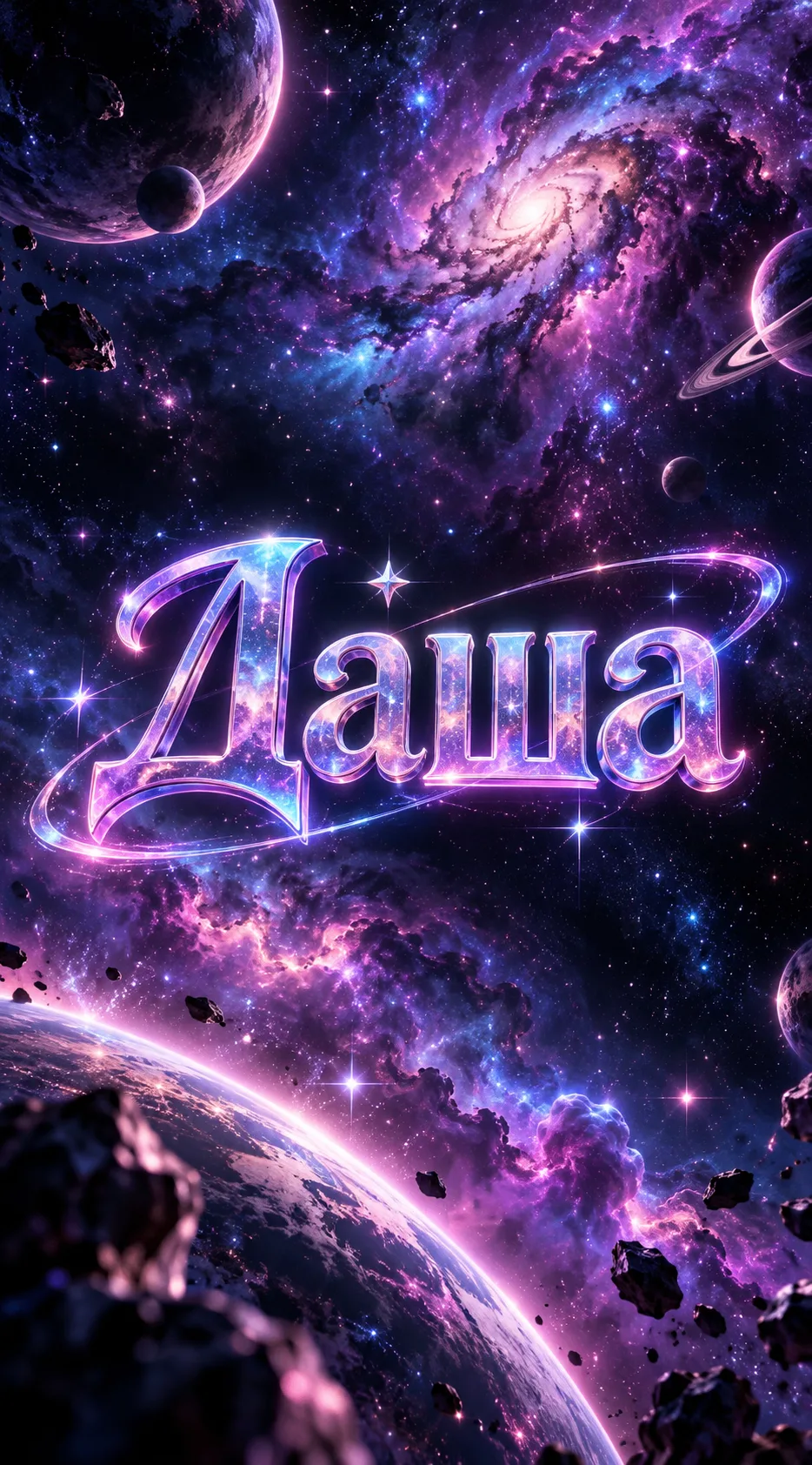 Обои на телефон с именем Даша.