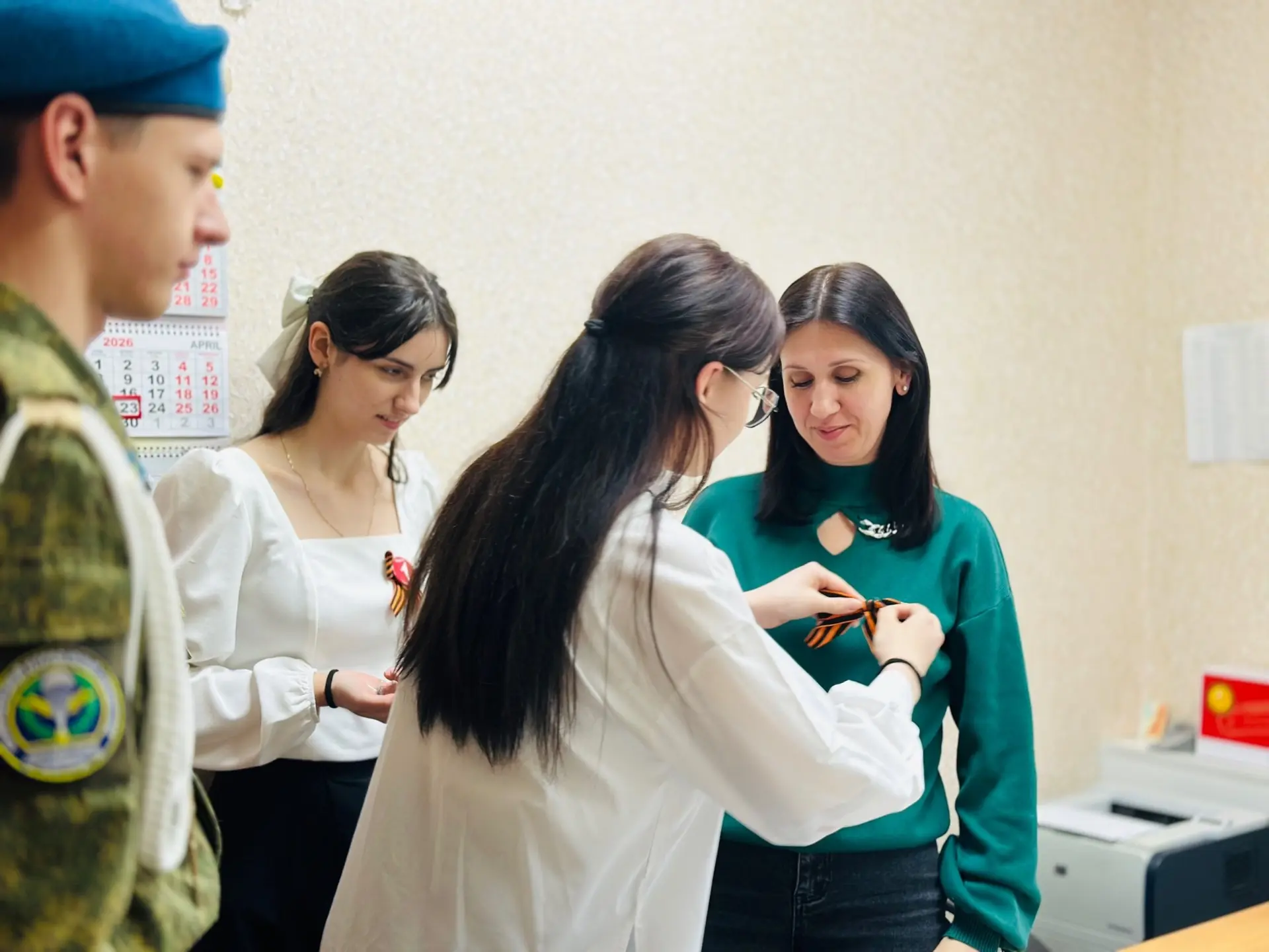 🎗24 апреля в Первомайском муниципальном округе стартовала акция «Георгиевская ленточка, которая ежег