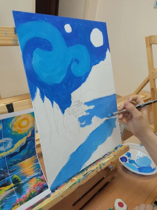 🎨"Очень интересная техника выполнения работы. Доходчиво и терпеливо ведущий рассказыва...