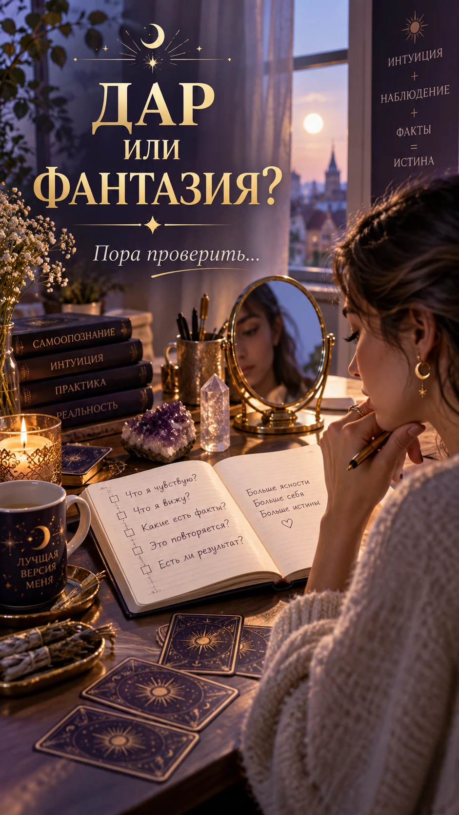 🧠 ДАР ИЛИ ВООБРАЖЕНИЕ: КАК ПРОВЕРИТЬ СЕБЯ