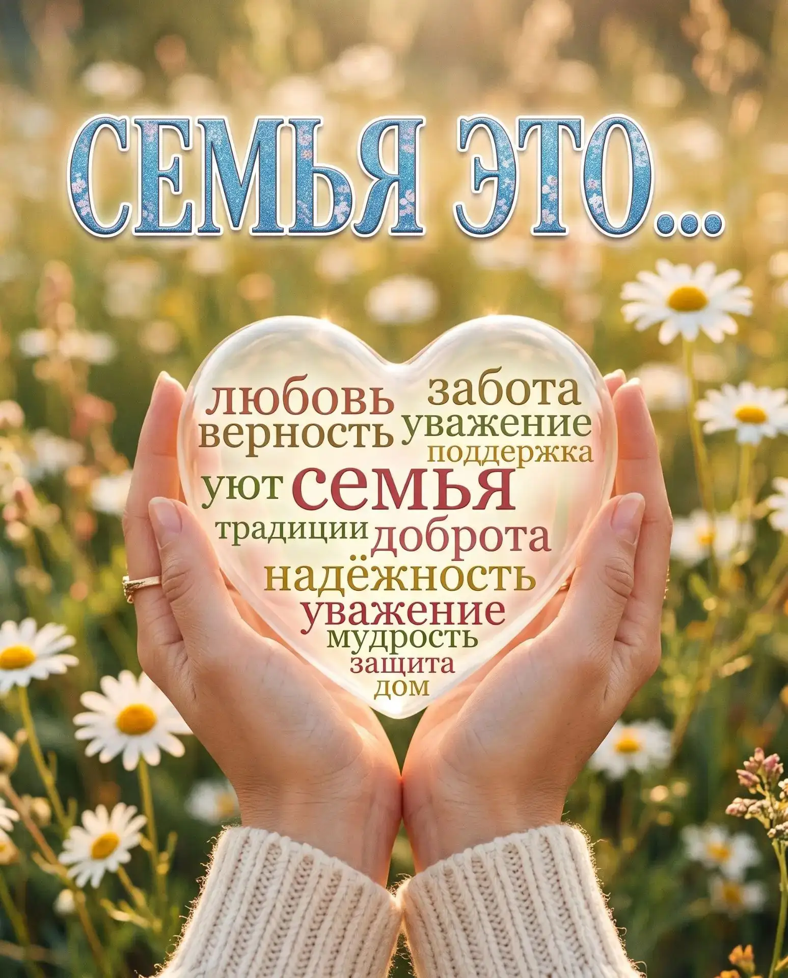 Семья — это... ❤

Дорогие друзья, поздравляем вас с Днём семьи, любви и верности!

💕Семья — наш лич