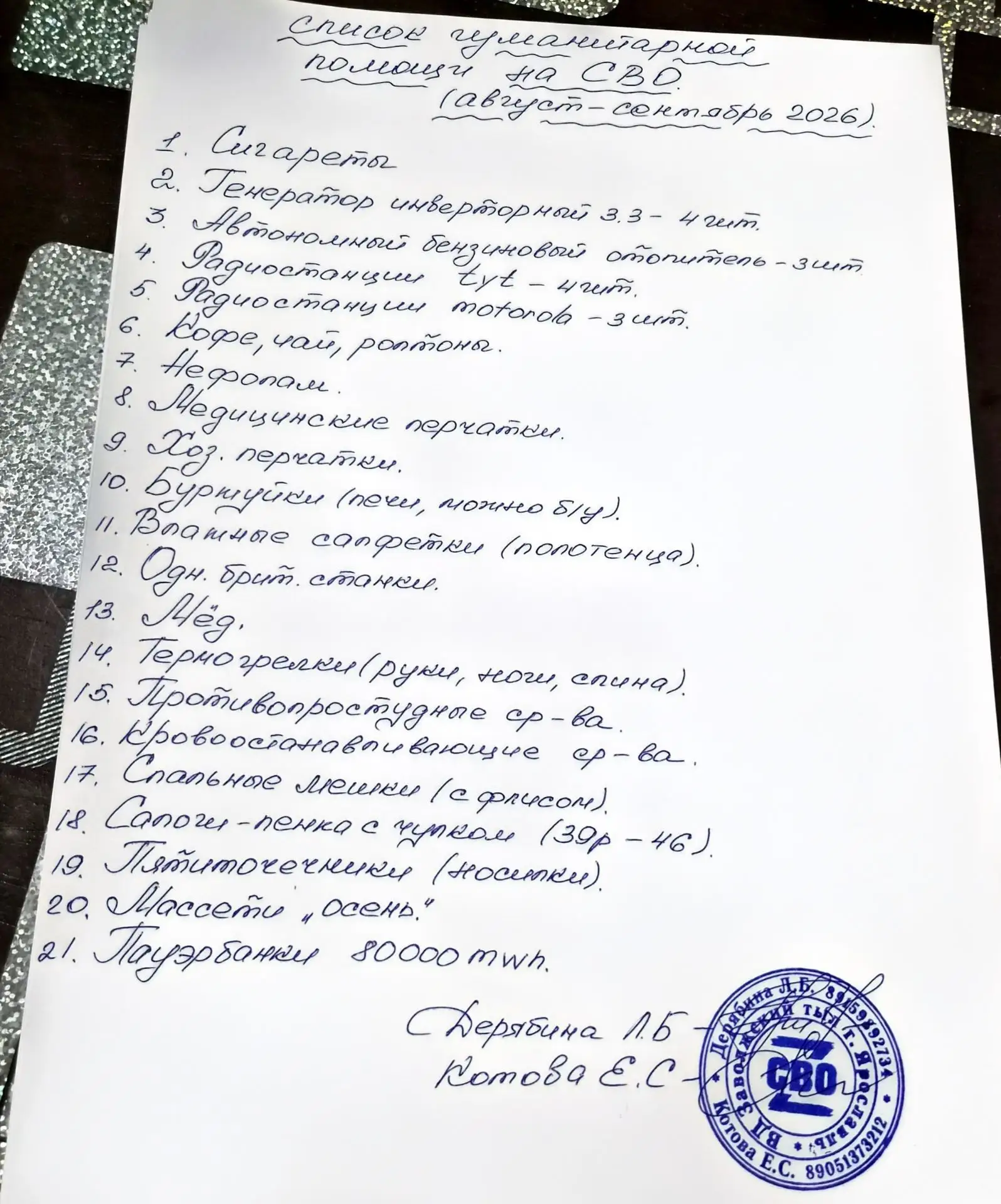 ‼️Новый запрос от бойцов СВО ‼️