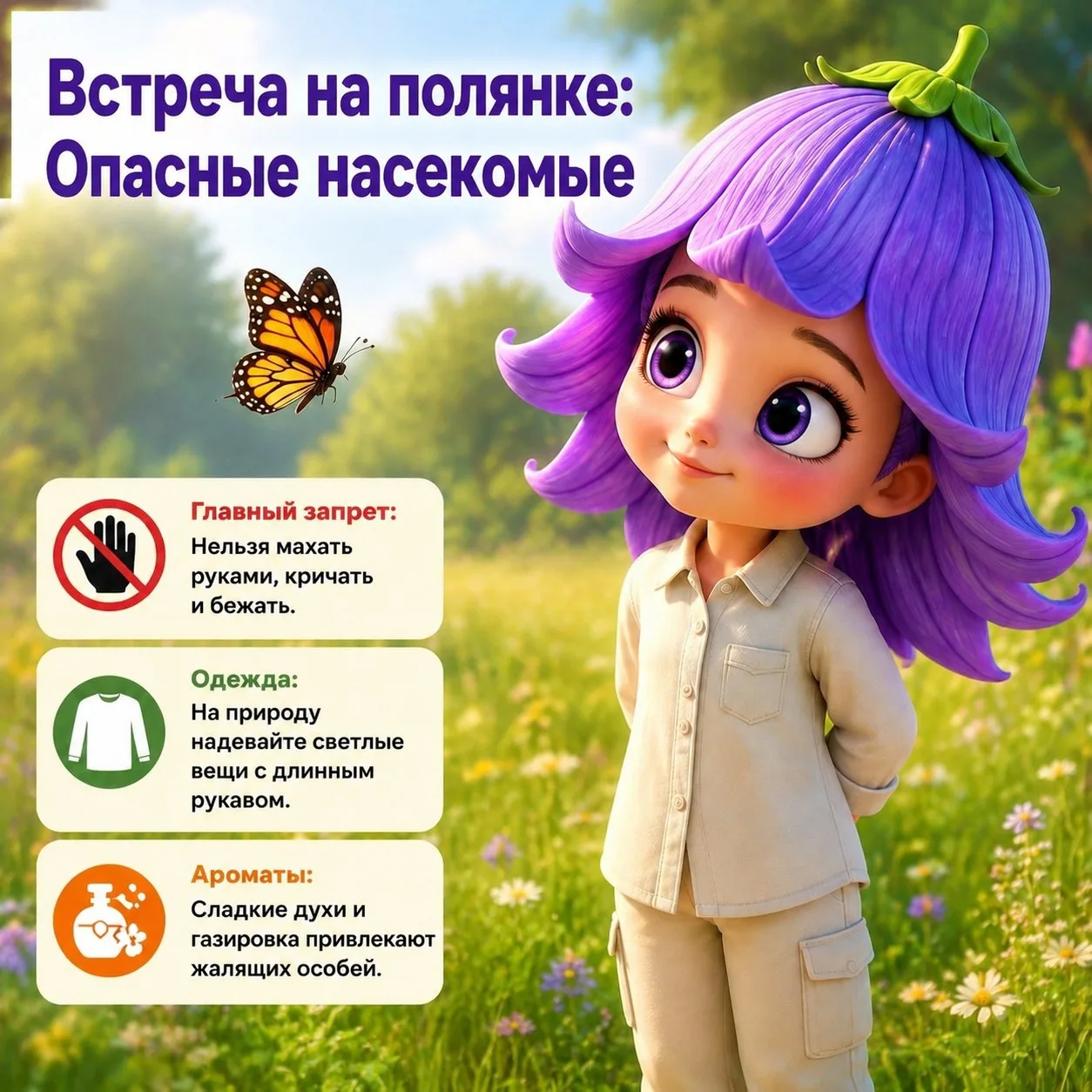 Летняя безопасность: защищаем малышей от укусов!
Как спастись от навязчивых мошек, что делать при вс