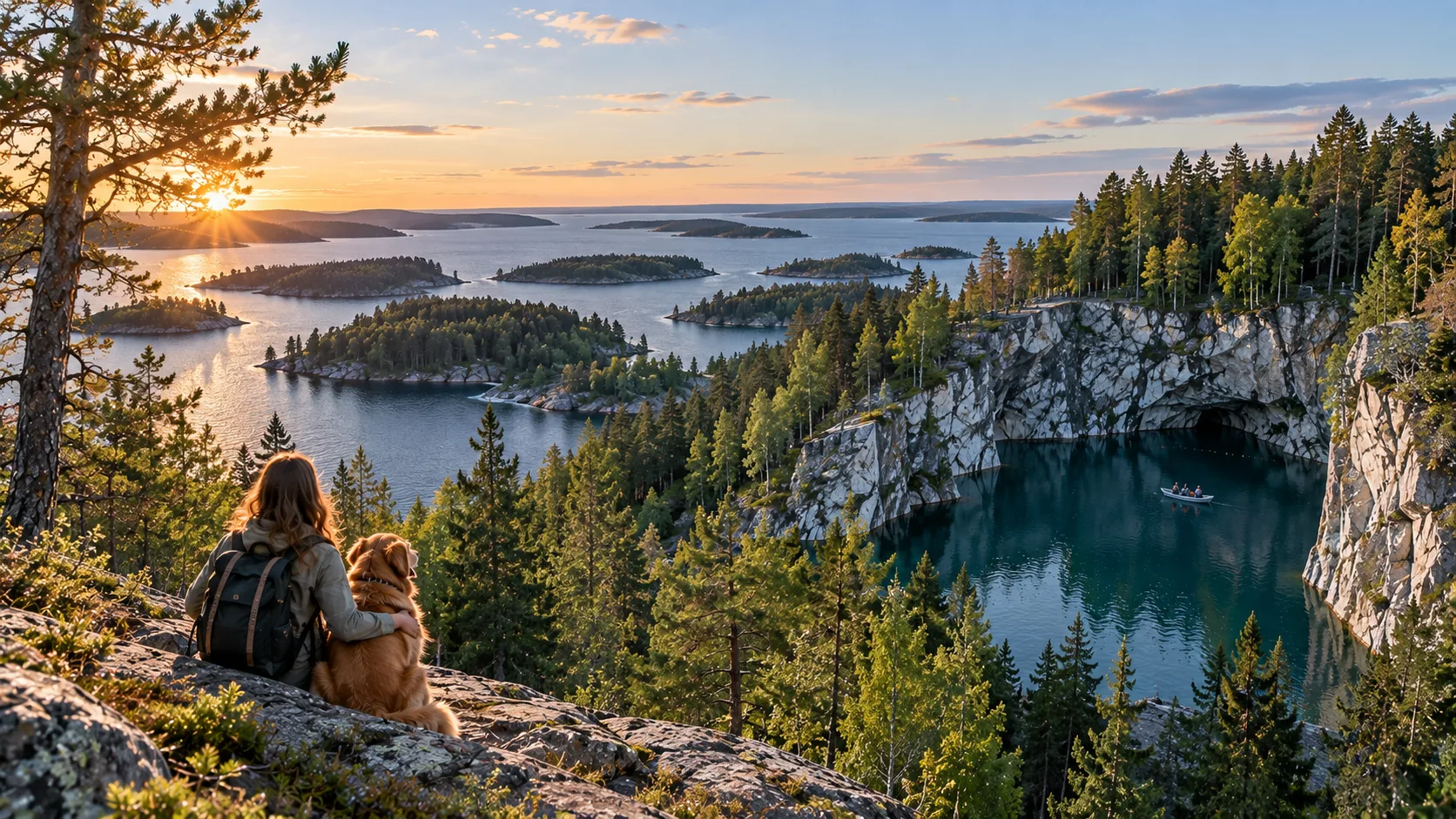 🌲 Карелия — место, где природа будто решила показать всё сразу