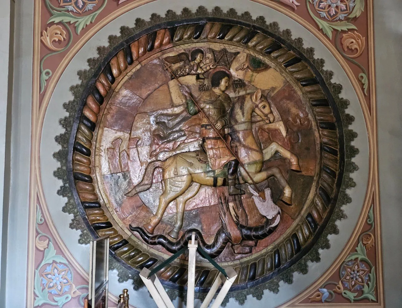 Интерьер Успенского собора (главный храм Дмитрова, возведён в начале XVI века, предполо...