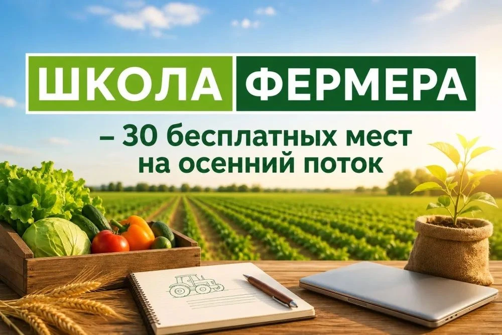 30 бесплатных мест в «Школе фермера». Прием заявок уже идет