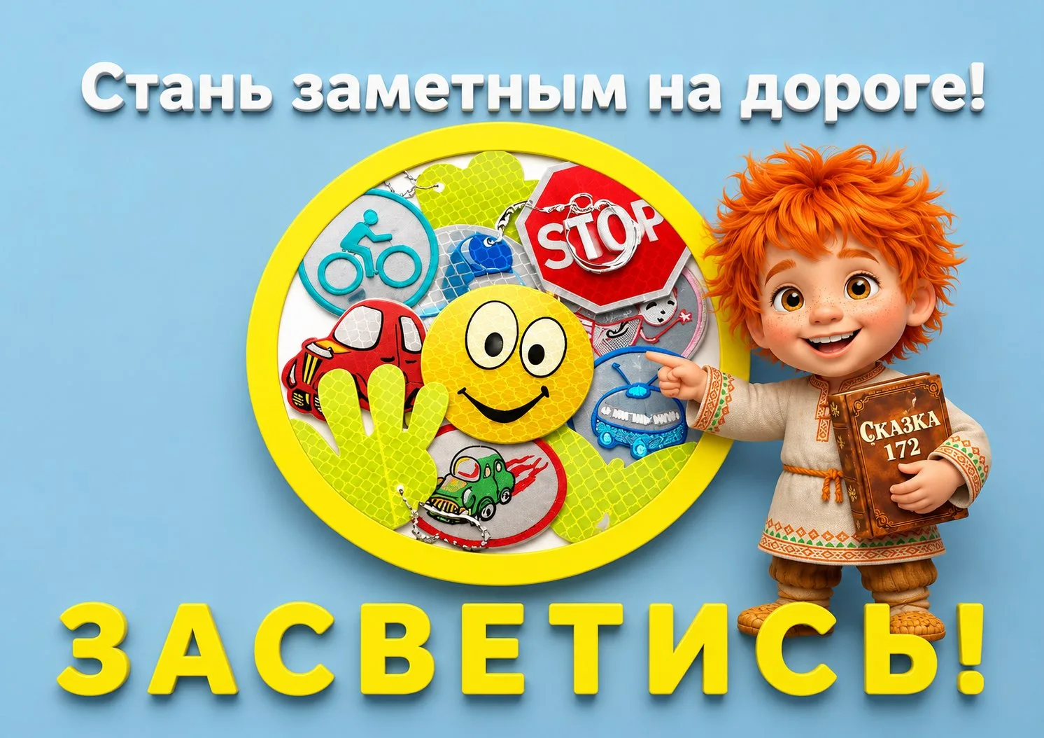 🚦 Неделя безопасности на дорогах: «Засветись»! 🚦