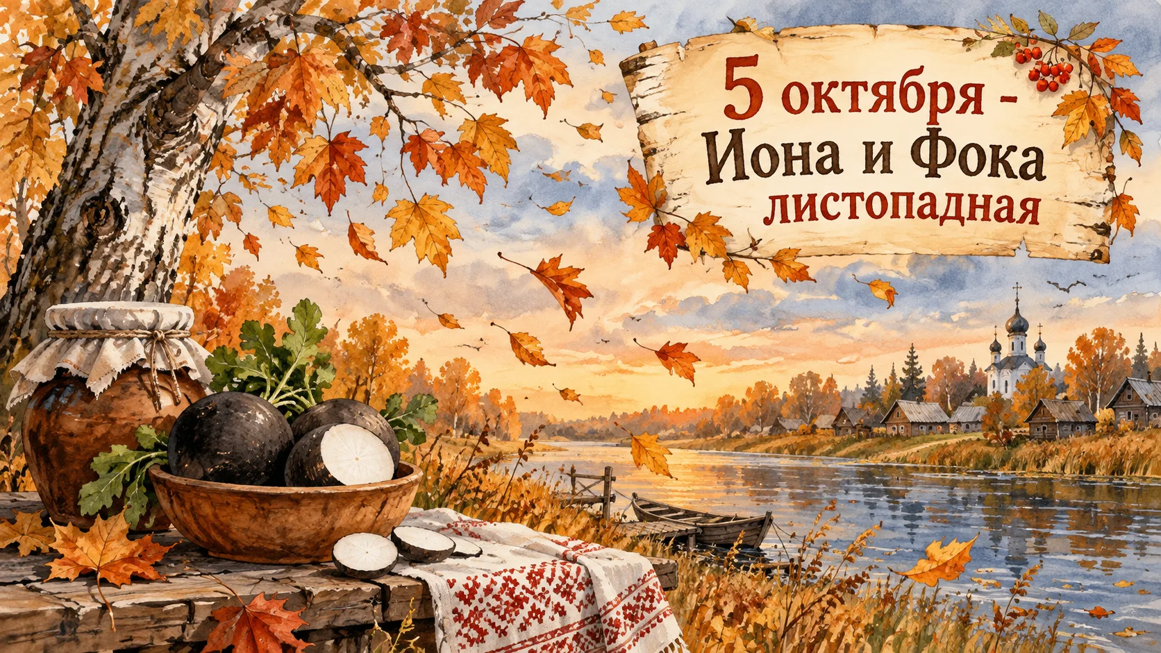 5 октября – Иона и Фока Листопадная