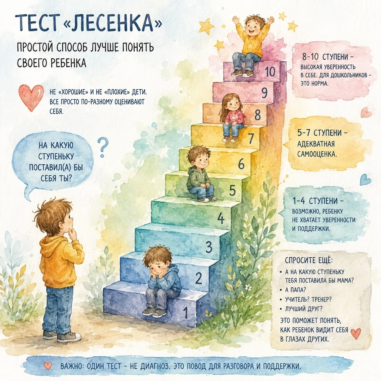 ЛЕСЕНКА САМООЦЕНКИ -