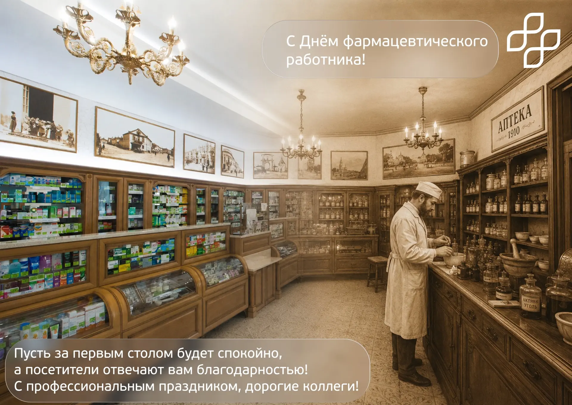 Сегодня свой профессиональный праздник отмечают те, кто каждый день стоит за аптечным с...