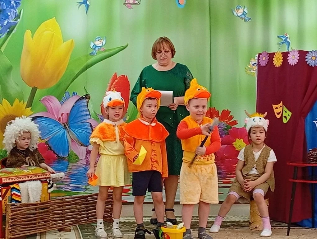 Театральный праздник у дошкольников: день творчества и дружбы!  🎉27 марта в Новотарманском детском с