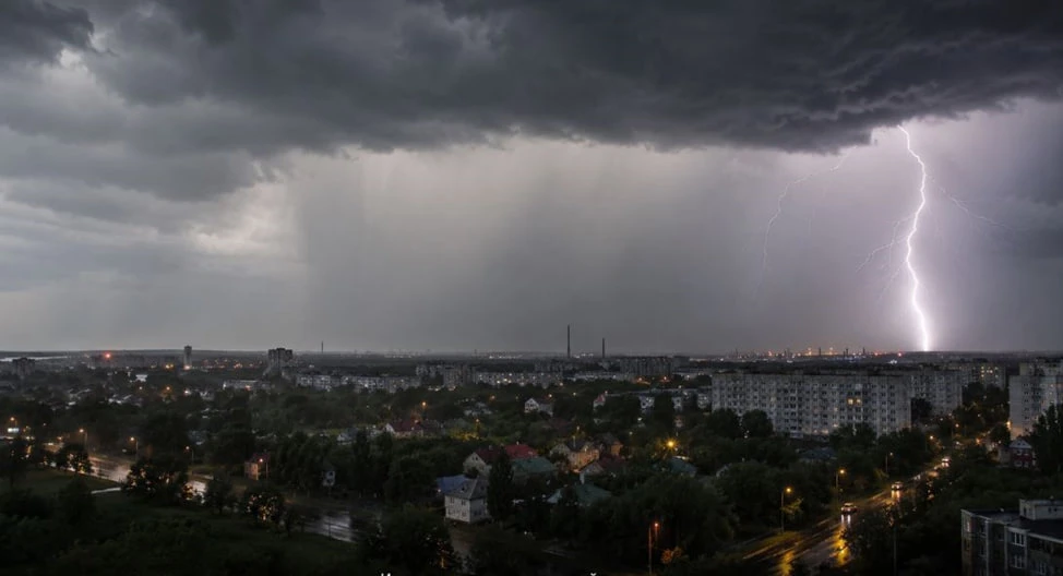 В ближайший час с сохранением до 21.00 22 июня в отдельных районах Московской области о...