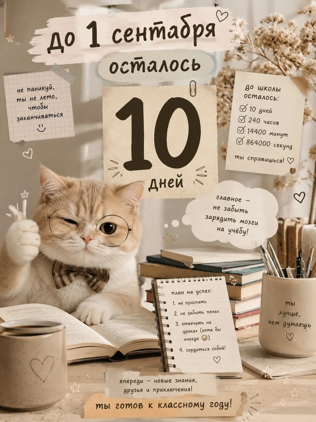 ⏳До 1 сентября- 10 дней!