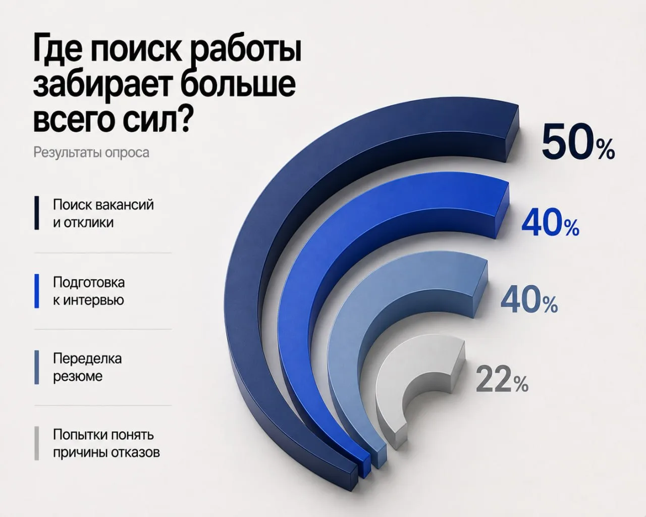 Результаты подтвердили то, что я вижу на консультациях каждый день: поиск работы превра...