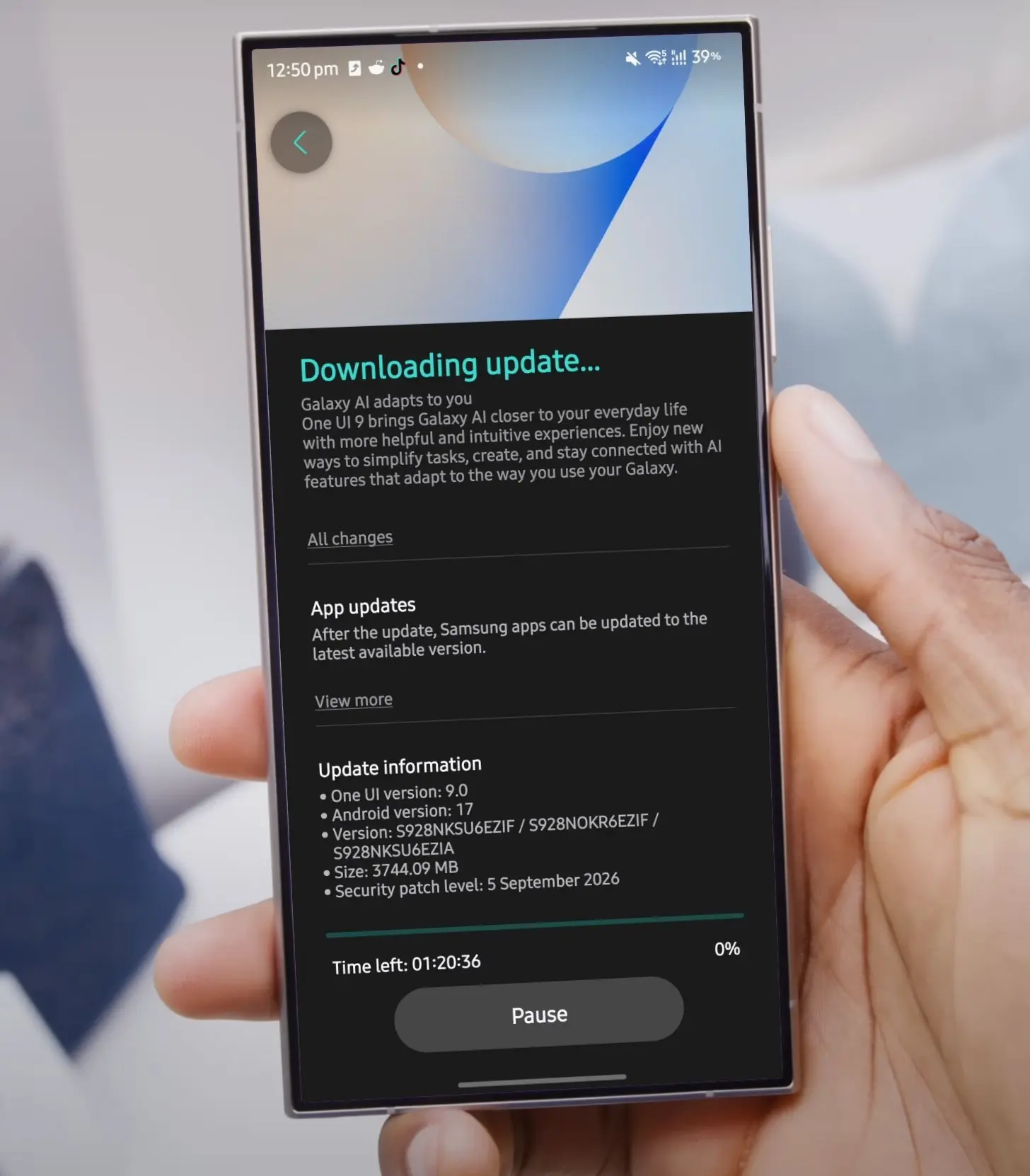 Серия Galaxy S24 начала получать обновление до One UI 9