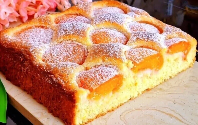 Готовим Пирог с абрикосами