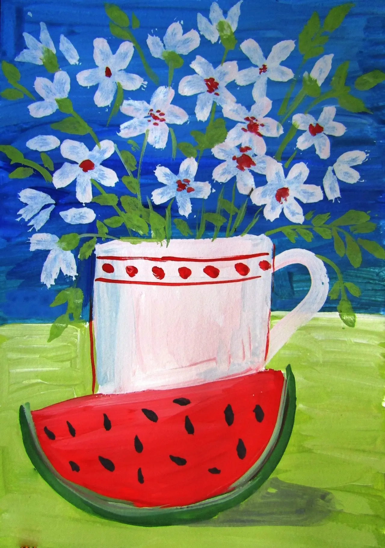 🍉🎨 29 августа — АРБУЗНЫЙ ДЕНЬ в изостудии «Шёлковых деток»!