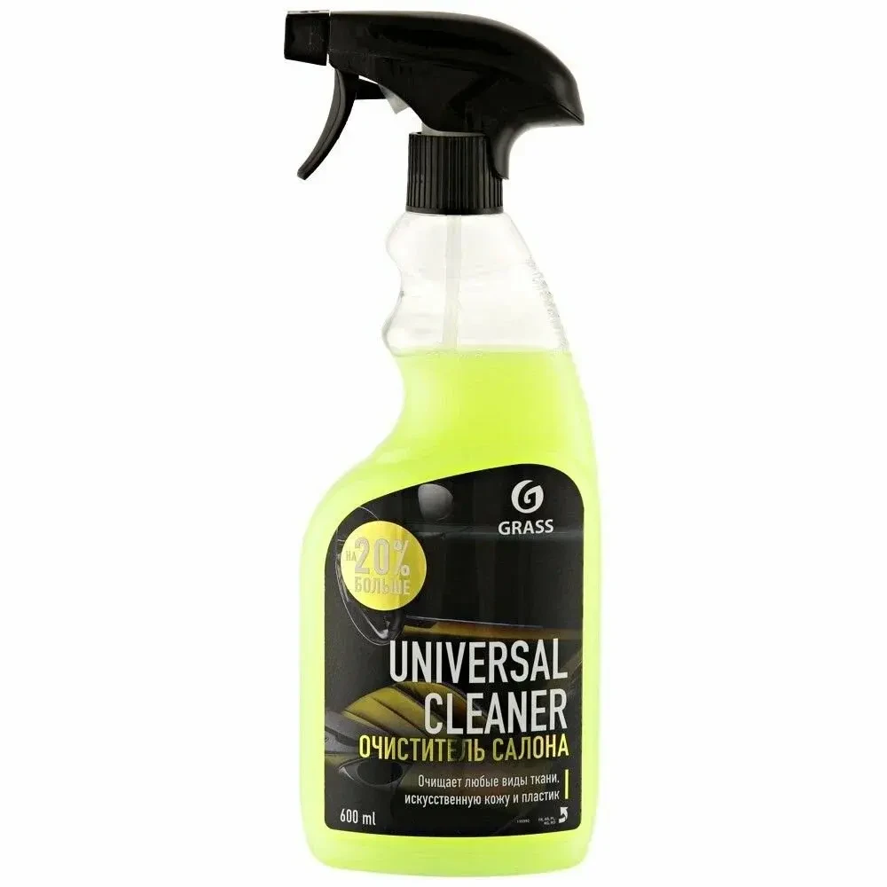 💪 Очиститель салона GRASS Universal Cleaner — 600 мл чистоты без хлопот

🚀 Эффективно удаляет загр